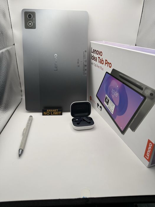 Tableta Lenovo Idea Tab Pro 128GB / 8GB RAM + Pen si Casti Motorola Buds , AMANET NO LIMIT.