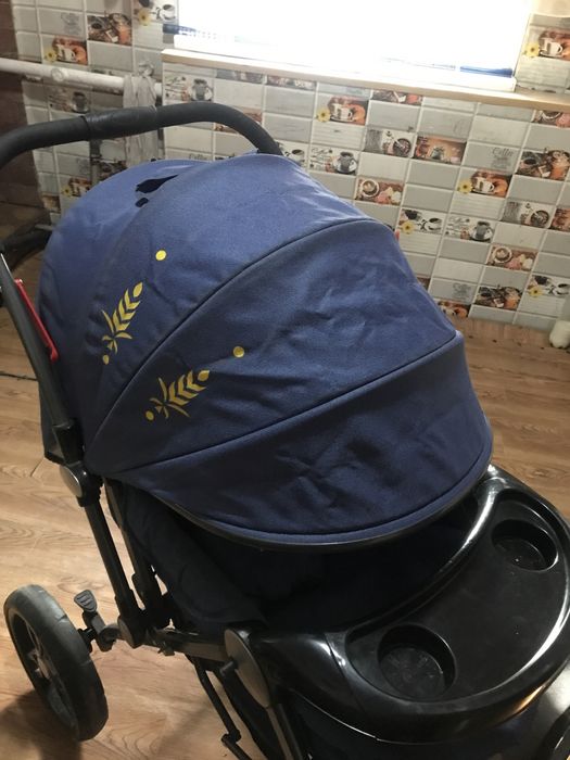 Каляска синяя кок