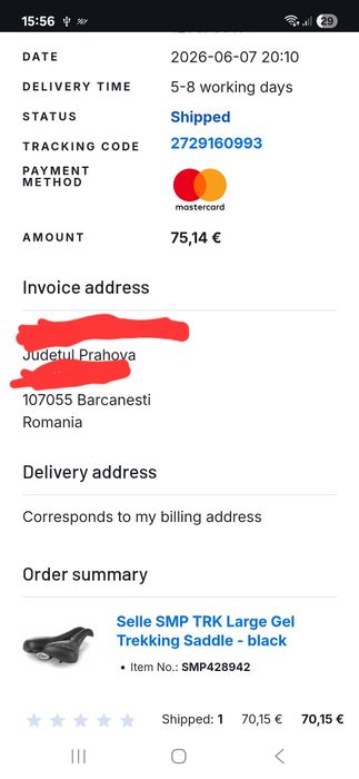 Șa Selle SMP Large de Trekking.