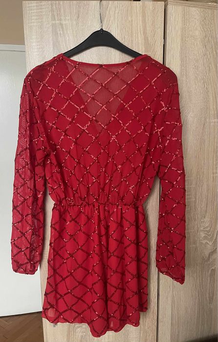 Елегантен гащеризон с дълги ръкави