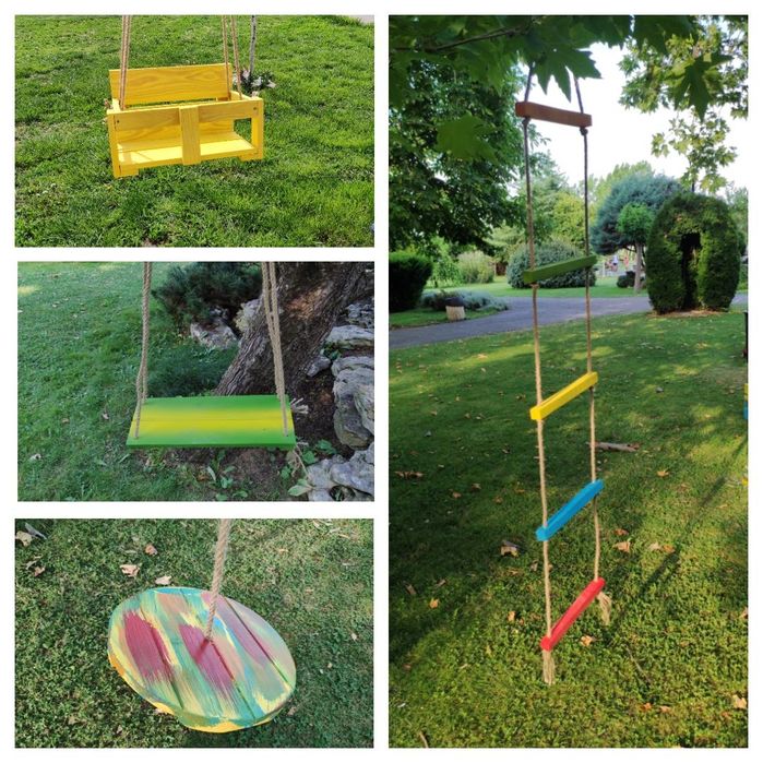 детски люлки кръг; люлка за деца; дървена люлка; катерушка;