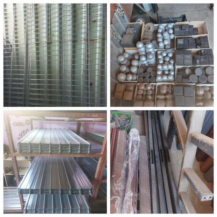 Teava, tabla cutata, sipca gard, acoperis