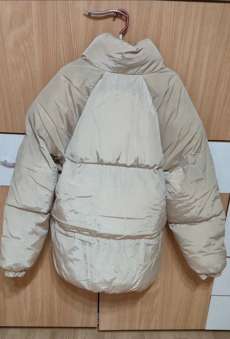Geaca iarnă pufa bej