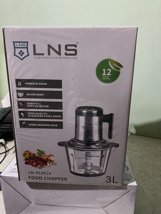 Food Chooper yaxshi 2 nasatkasi bor LNS Shisha Idishli tez Narxiga ari