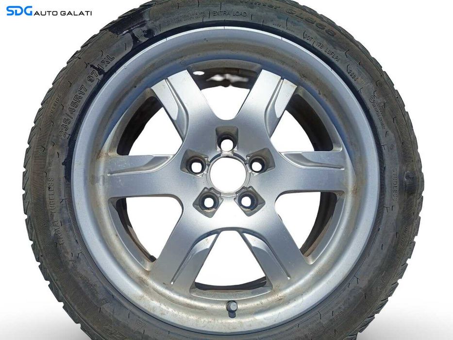 Set 4 Jante Janta Roata Roti Aluminiu 235 45 17 R17 Audi A3 8P 2004 - 2013 (8T0601025B 7.5Jx17 ET28 + Distantiere) [JNT0012]