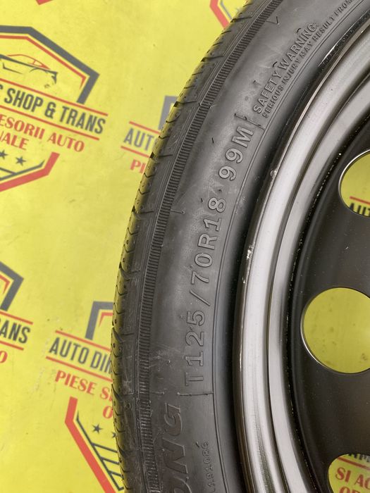 Roata rezerva slim originala BMW X2 seria1 F40 125/70/18 5X112 Dot1222