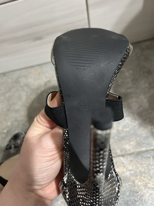 Sandale Botinelli Snake Print NOI cu Toc 12 cm – Stil Modern & Sexy