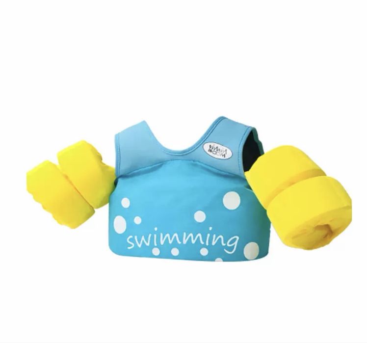Жилет с нарукавниками на поролоне для купания