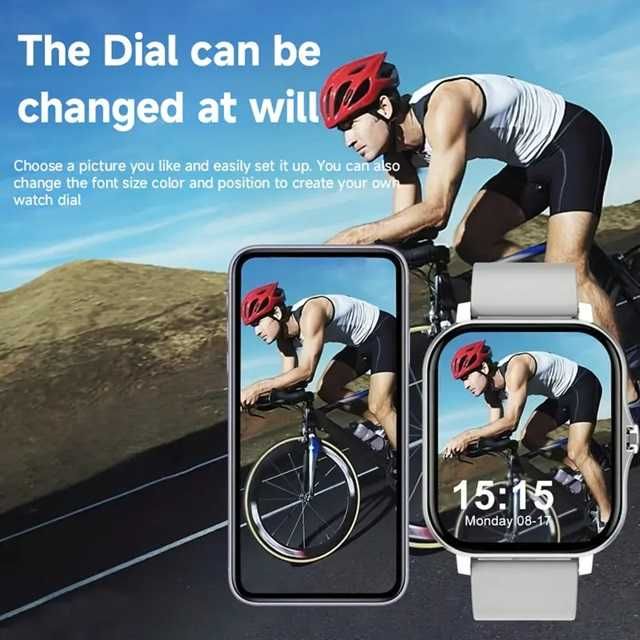 Нов Смарт Часовник Smart Watch Simson Lab, 1,44" екран, BT, разговори