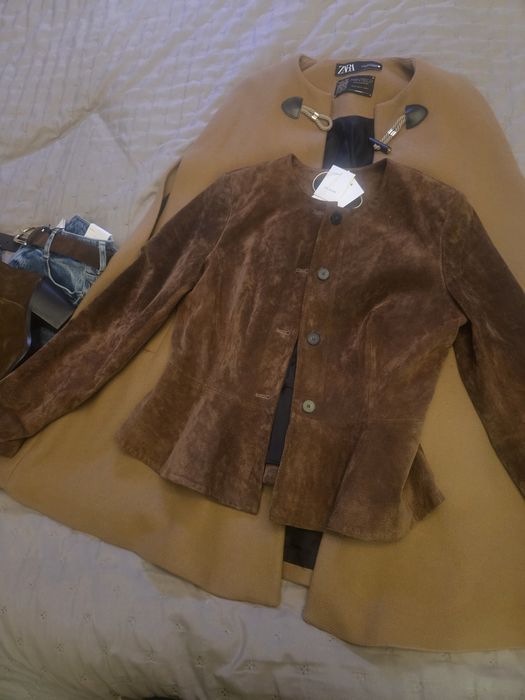 Палто и кожено яке   ZARA XS