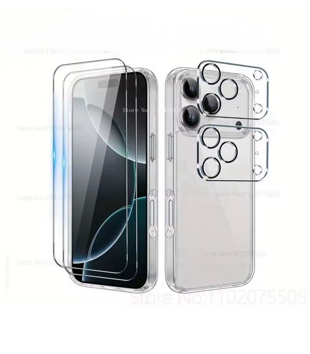Iphone 17 17 PRO 17 PRO MAX AIR Pachet Folie Camera +Folie Sticla Edge
