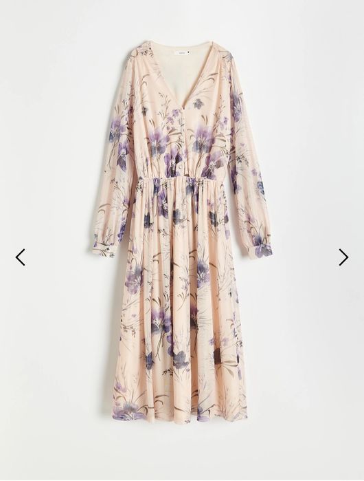 Rochie midi imprimeu floral