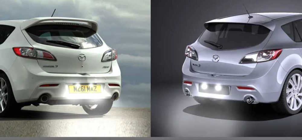 Лед плафони за задния номер за Мазда Mazda светлини крушки Led