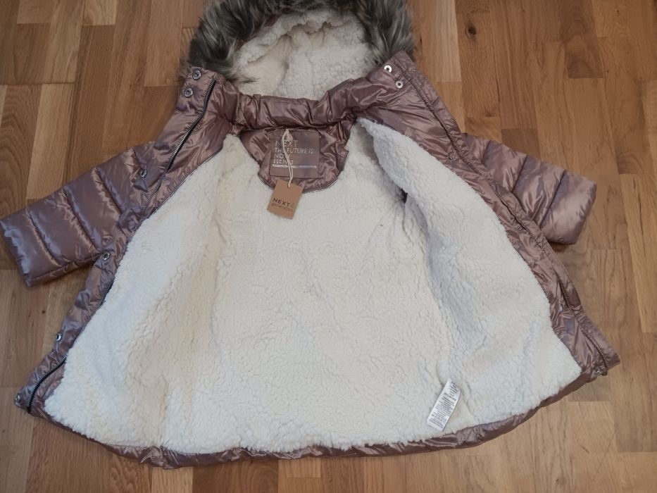 Детско зимно яке Next, 110 см, 5 г, с етикет