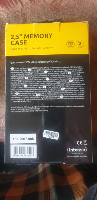 Външен хард диск Intenso 5TB USB3.0