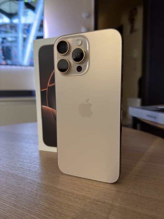 iPhone 16 Pro Max, 256 GB Desert Titanium, гаранция