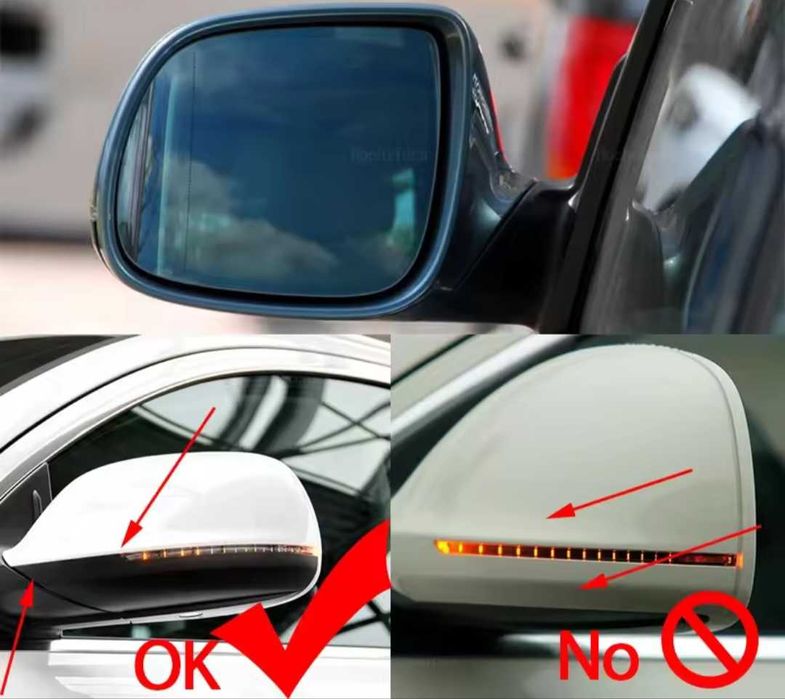 Динамични бягащи мигачи за огледалата за Audi  Q5 SQ5 Q7 SQ7 Ауди Кю5