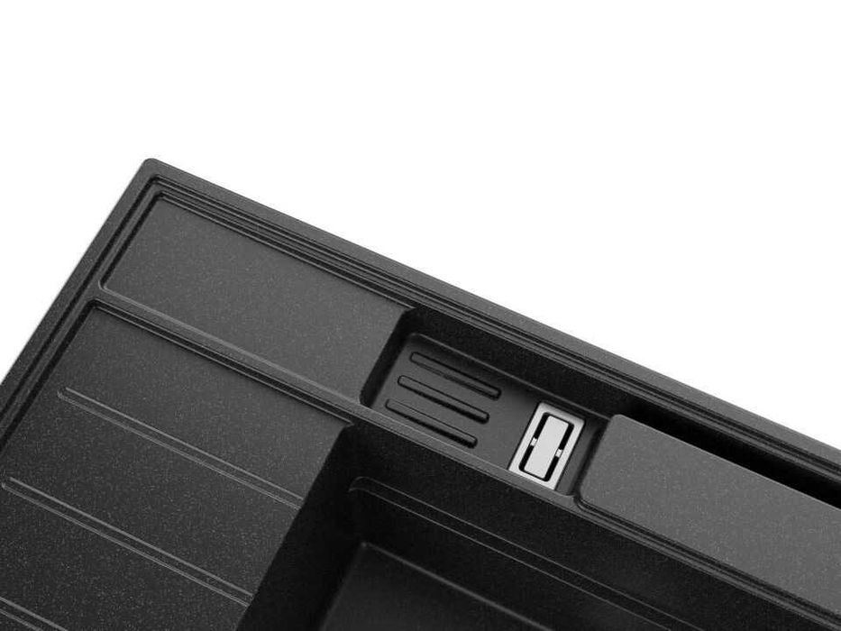 Графит гранитна кухненска мивка Сидни 620-45 Pocket Ergo Multilevel