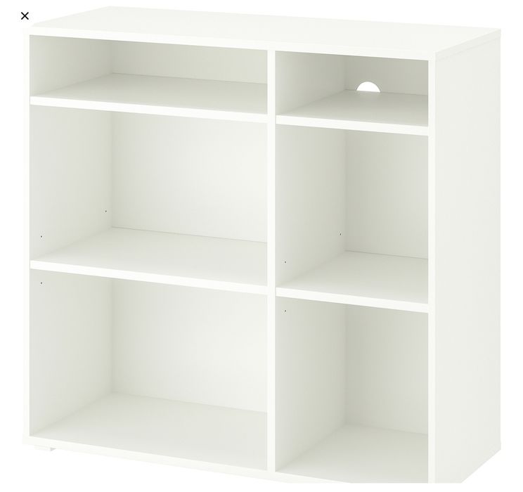 Comodă TV Etajeră IKEA VIHALS albă (ca nouă) - 199,99 lei
