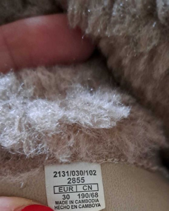 Ghete Zara ultra calduroase, marimea 30