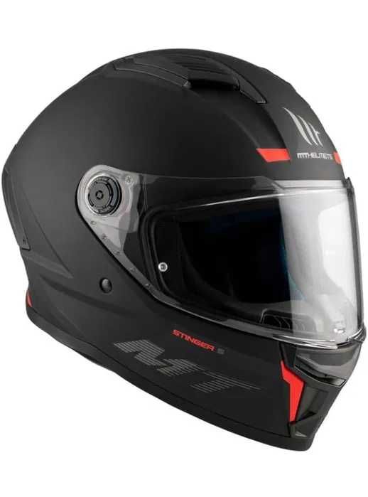 Чисто нова каска MT STINGER HELMETS BLACK MATT/ORANGE