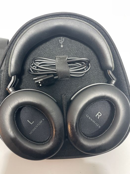 Casti SENNHEISER Momentum 4 Wireless, Bluetooth, Over-Ear, Microfon, Noise Cancelling