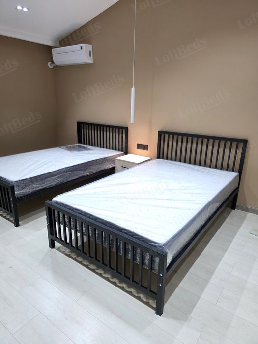 Кровать STELOFT двуспальнаяи односпальная, kalavat, matras,  Loft