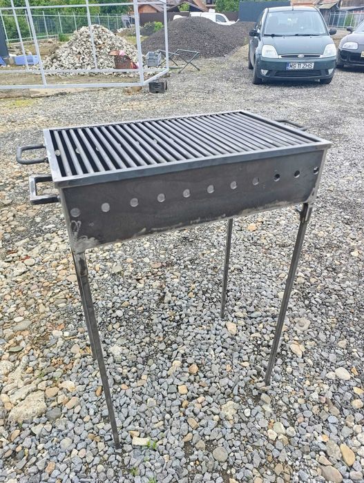 Gratar de gradina din tabla de 3 mm dimensiuni 60/40/90h