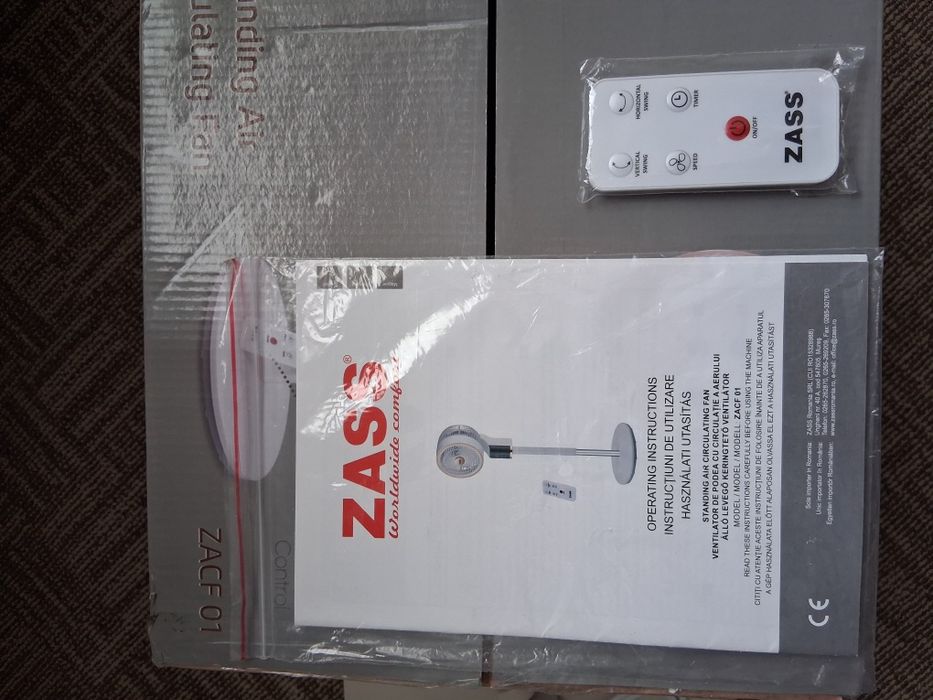 Ventilator telecomanda Zass  ZACF 01