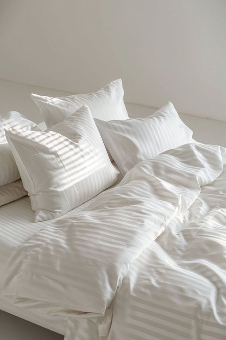 Постельное белье страйп сатин