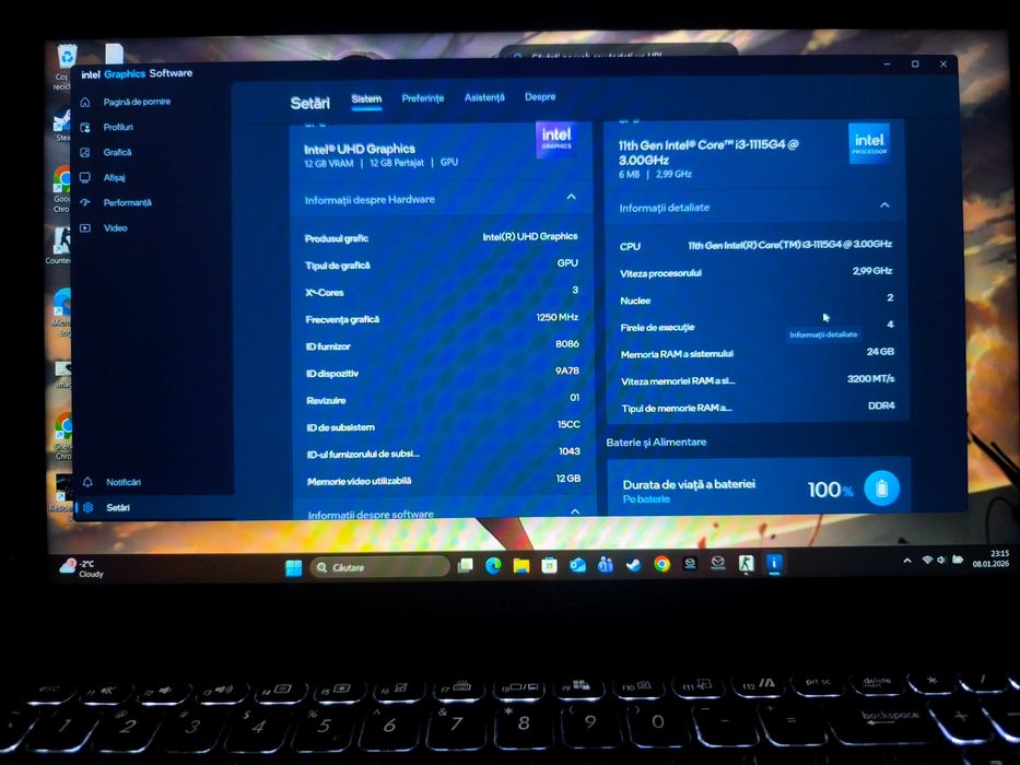 Leptop Asus i3 11th generation