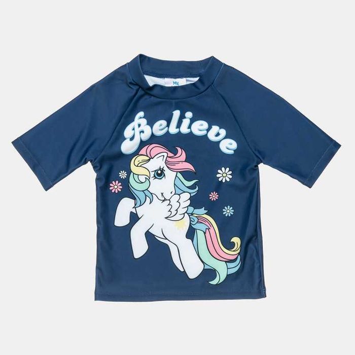 Бански за бебе момиче от две части с еднорог 18-24 месеца UPF40+