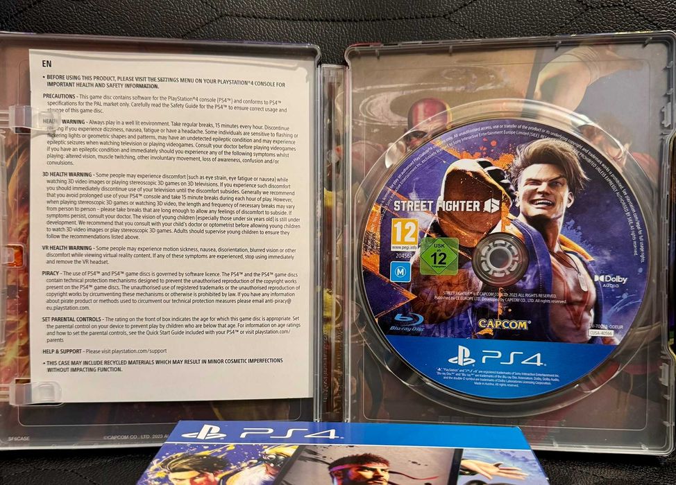 Vand / Schimb Street Fighter 6 steelbook + Jocuri PS4 / PS5