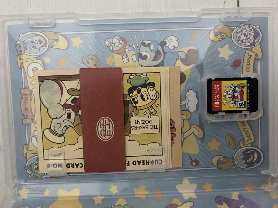Обмен картриджей nintendo на Cuphead