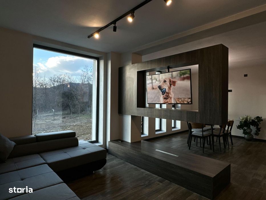 Casă nouă modernă de vânzare în duplex - Vlăduceni, 10 minute de oraș