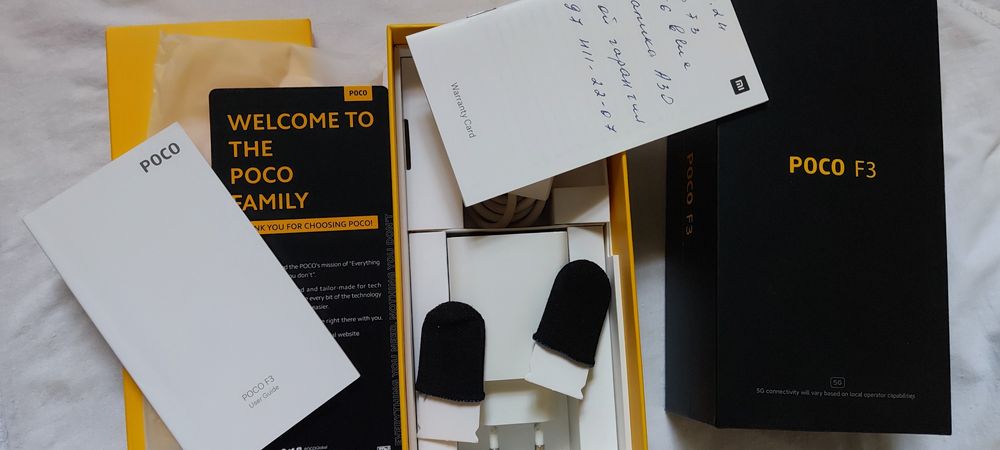 Poco f3 5G  kafolati bn