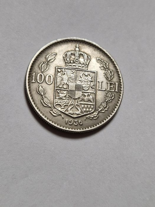 REZERVAT: Lot monede: 100 Lei 1936 + 1 Leu 1911