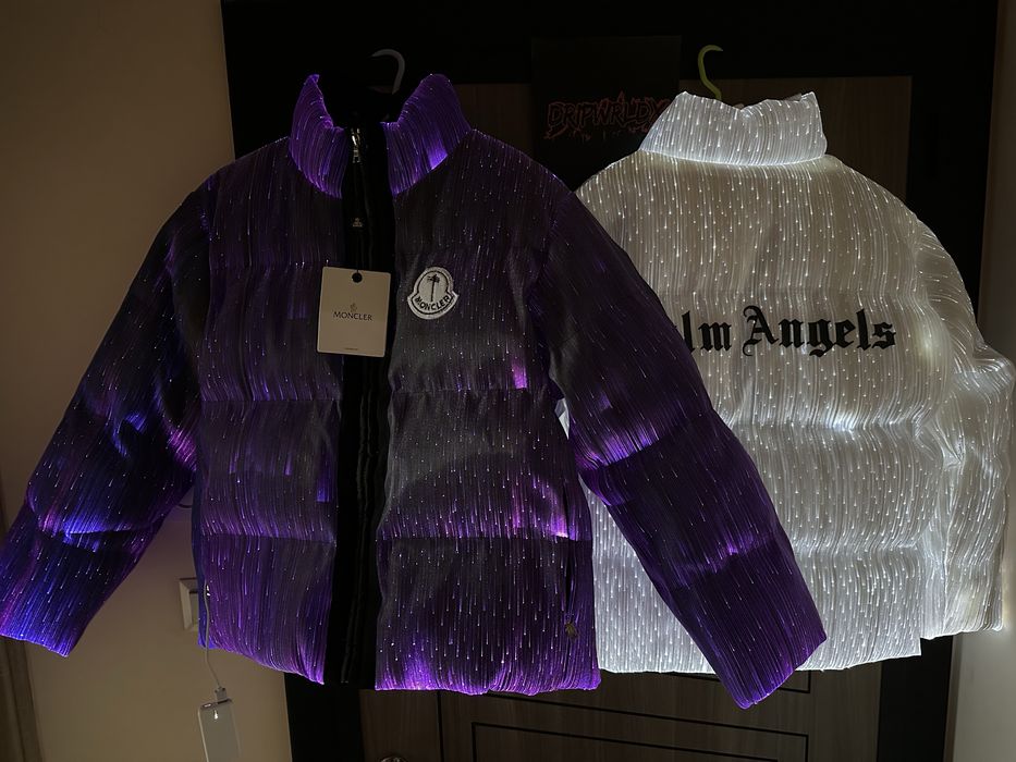 Moncler Palm Angels Maya Светещо Яке
