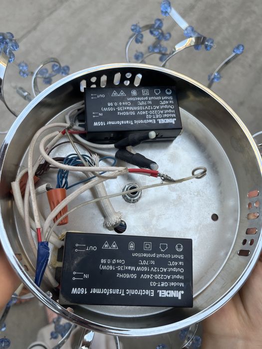 Люстра нержавейка