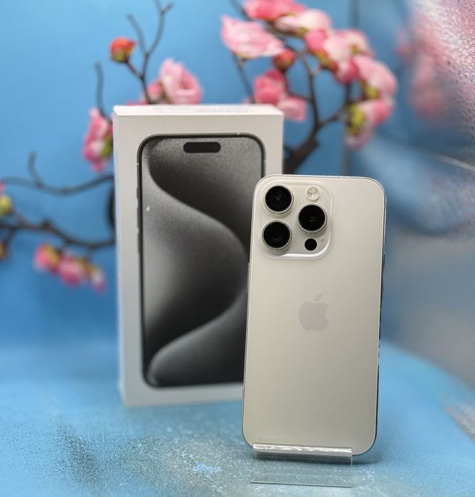 Apple iPhone 15 Pro, 128GB, 5G, White Titanium