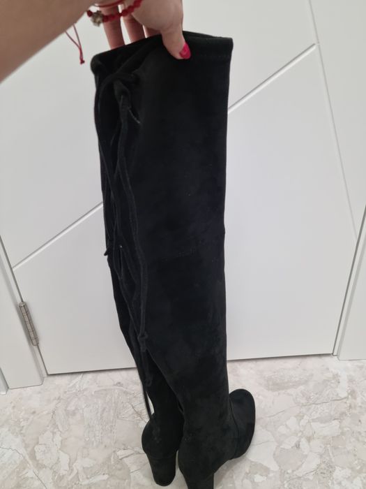 Дамски ботуши с ток