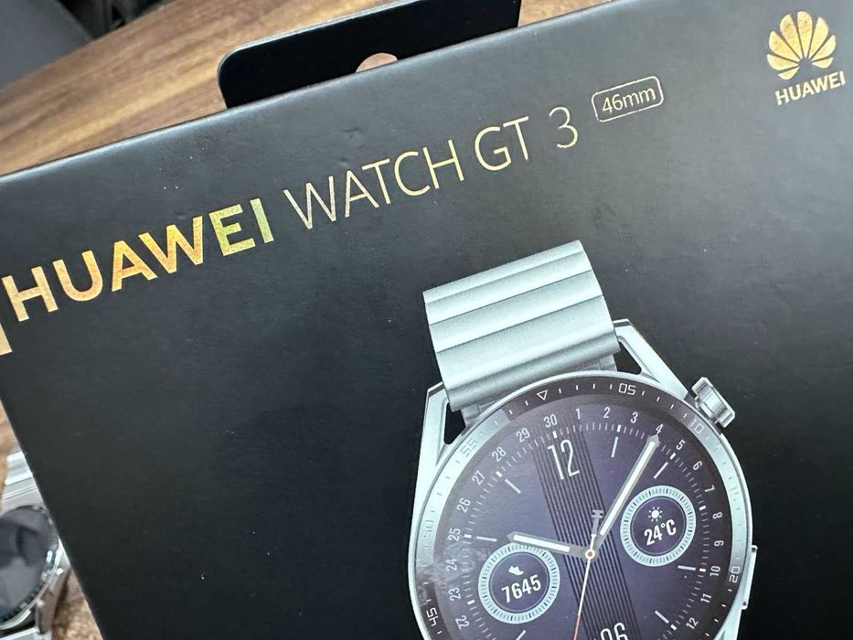Смарт часовник Huawei Watch GT3, 46 mm, Stainless Steel, Silver