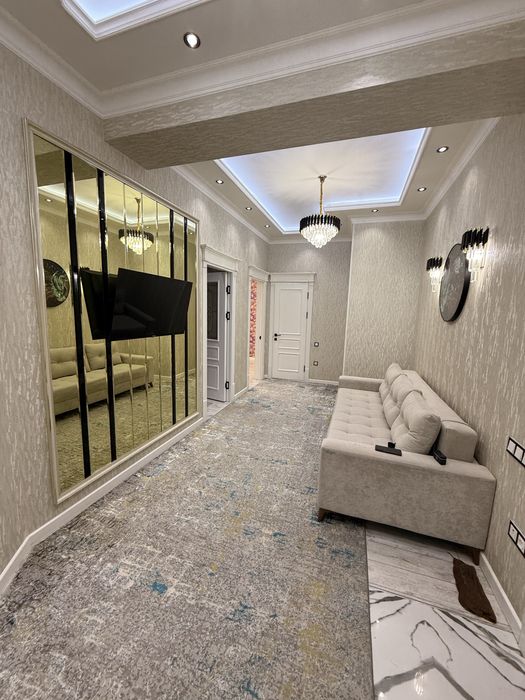 Юнусабад Гаи Новостройка 2x3/6/7. 75м² евро ремонт