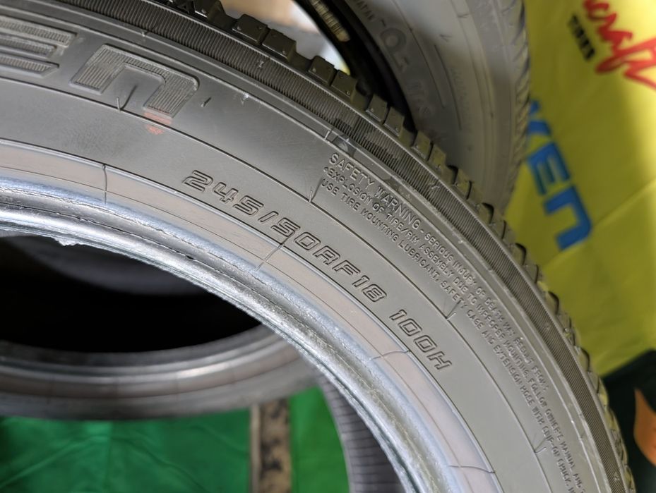 245/50RF18 Falken run flat 6,6-6,2mm stare foarte buna