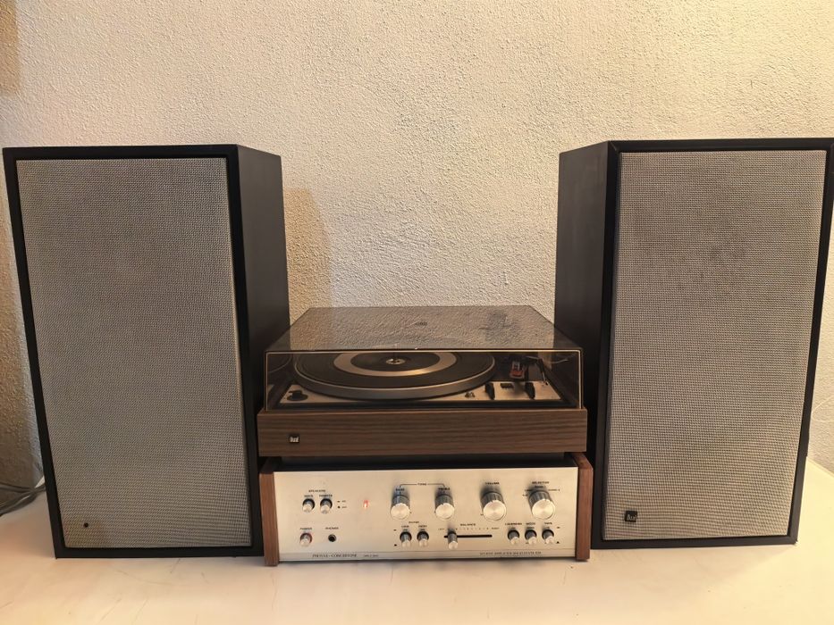 Pick-up Dual 1225 cu amplificator Photax Concertone boxe Dual  CL 40