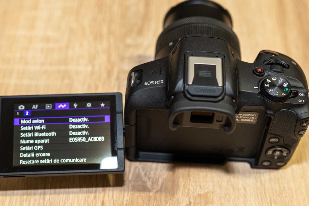 Canon R50 cu garantie 1 an