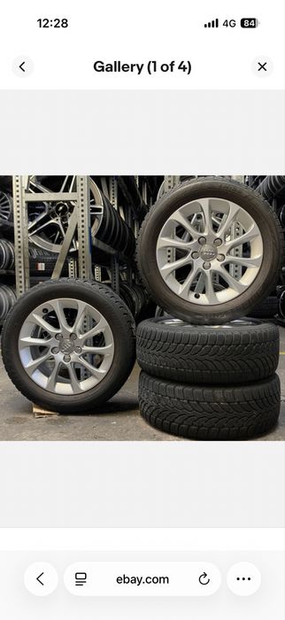 Оригинални капачки за джанти Audi 135mm.