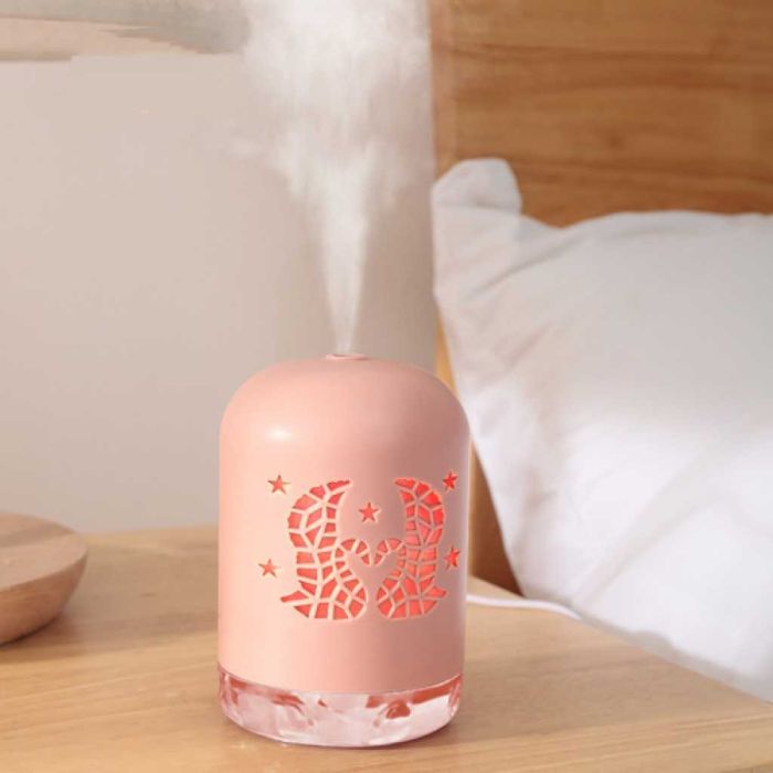 LED преносим светещ USB овлажнител за въздух за дома и за автомобила