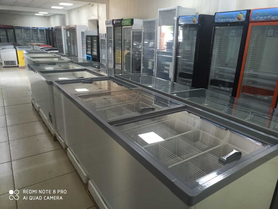 Витринные морозильники Баннеты Алматы