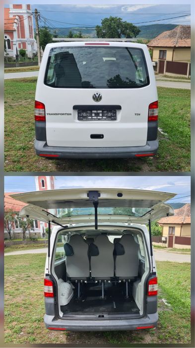 Volkswagen Transporter T5 model lung 8 locuri  140 CP